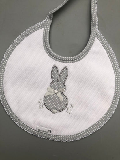 Bunny Embroidered Bibs - BAB5