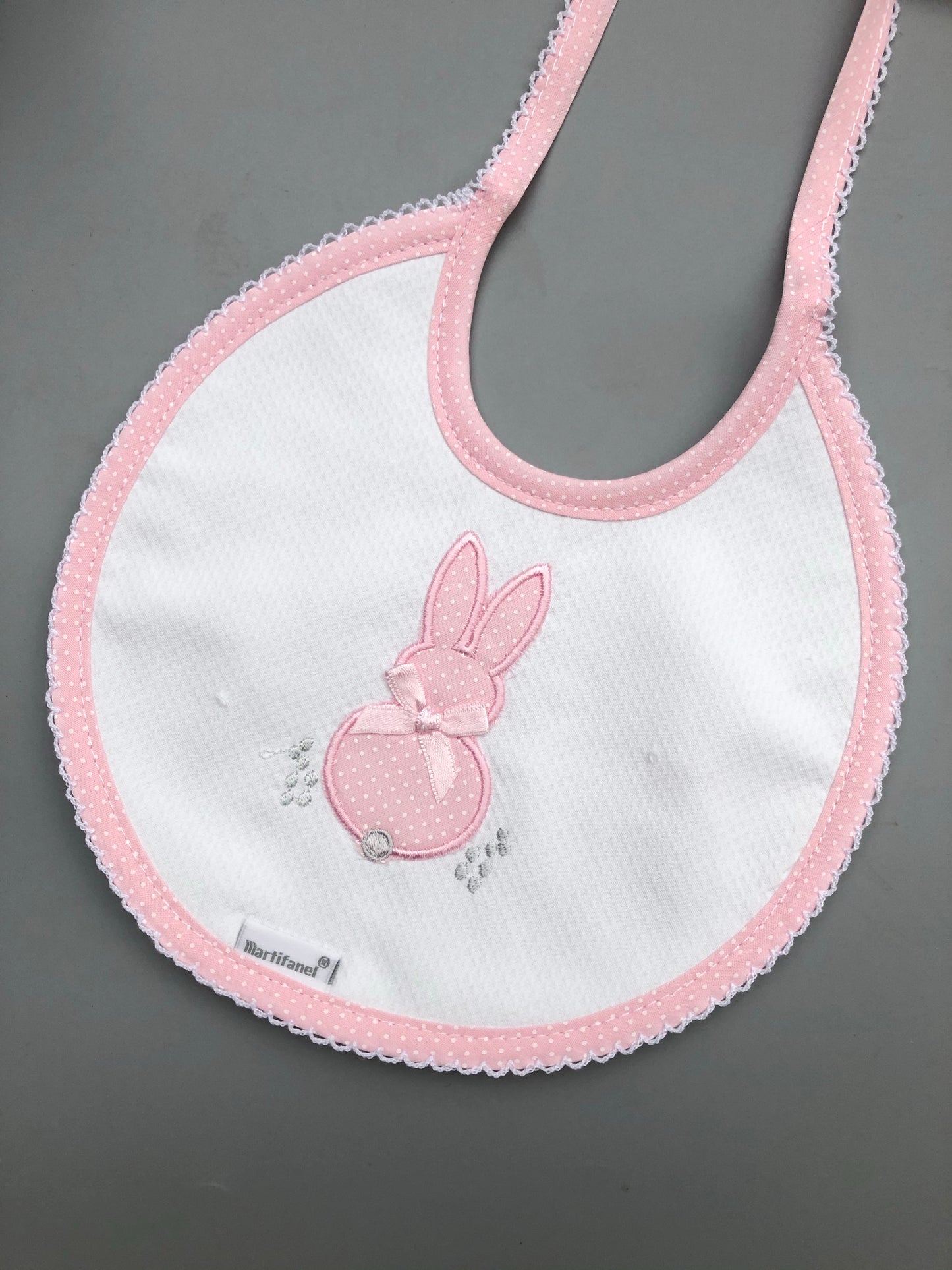 Bunny Embroidered Bibs - BAB5