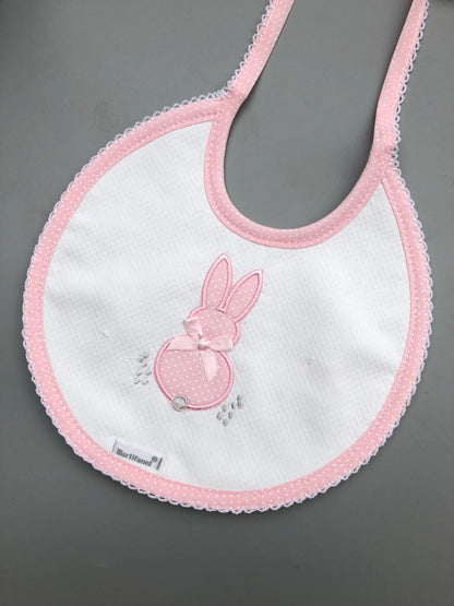 Bunny Embroidered Bibs - BAB5