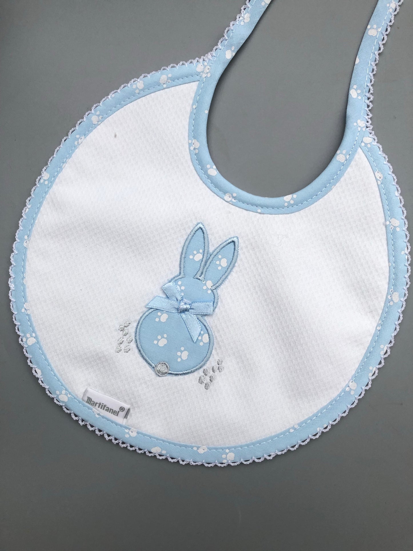 Bunny Embroidered Bibs - BAB5
