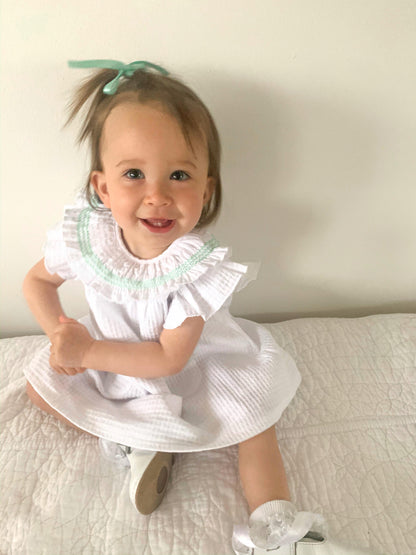 Smocked Dress and Bloomer Set - LSV026