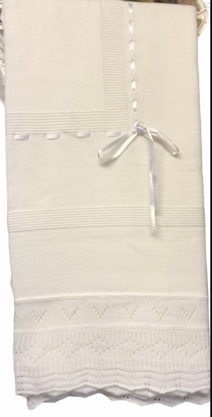 Ribbon Detail Plain Shawls - 2027