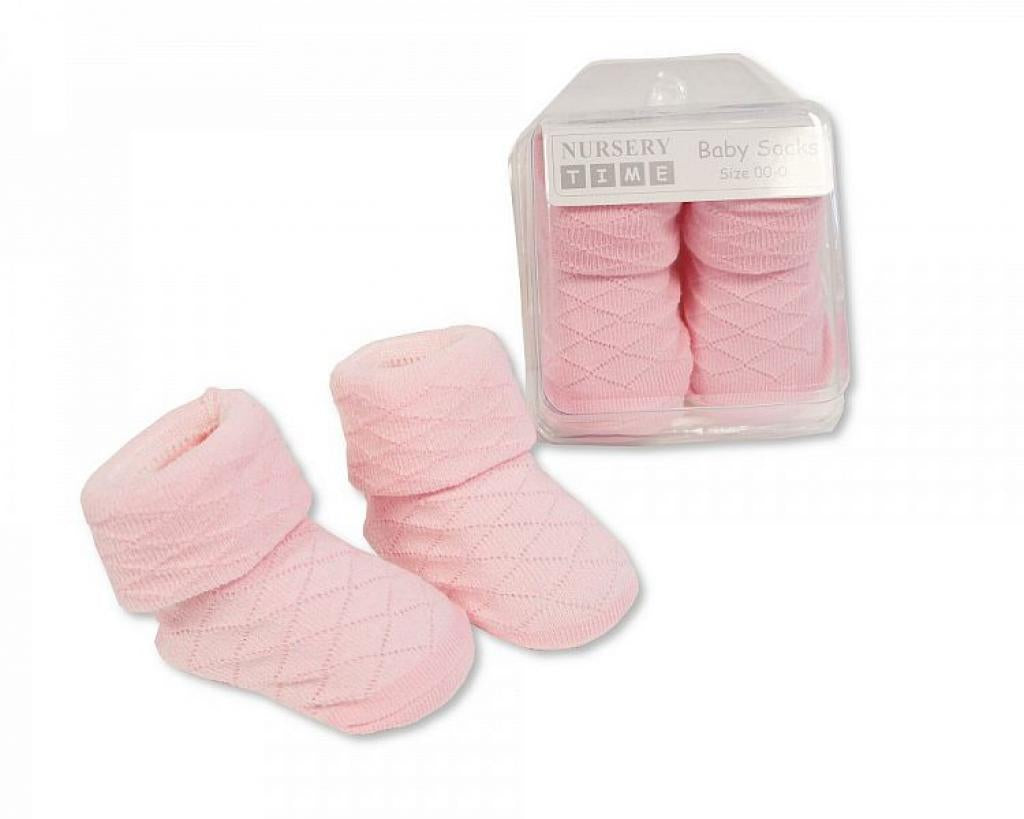 Diamond baby newborn socks 4 colours available 15-16 size 00