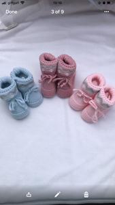 Baby Knitted Booties