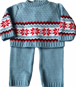Boys Knitted Trouser Set - 021VE-344